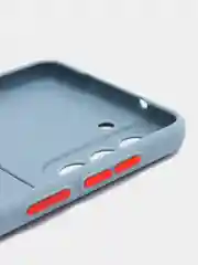 Синий меланж чехол для Samsung Galaxy S21 FE, S21FE (Самсунг Галакси С21 ФЕ, С21ФЕ), силиконовый