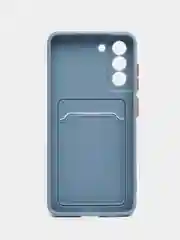 Синий меланж чехол для Samsung Galaxy S21 FE, S21FE (Самсунг Галакси С21 ФЕ, С21ФЕ), силиконовый