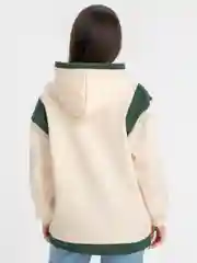Бежевый худи оверсайз