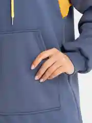 Бежевый худи оверсайз