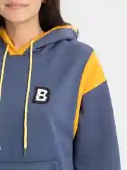 Бежевый худи оверсайз