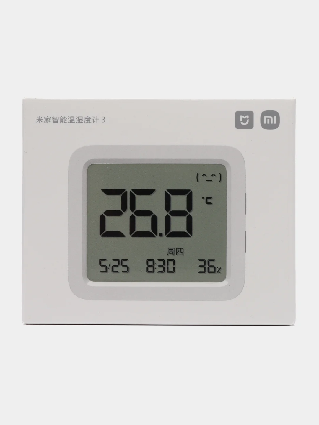Белый метеостанция Xiaomi Mijia Intelligent Thermometer 3 MJWSD05MMC