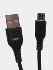 Черный зарядное устройство Denmen и кабель MicroUSB, 2,4A