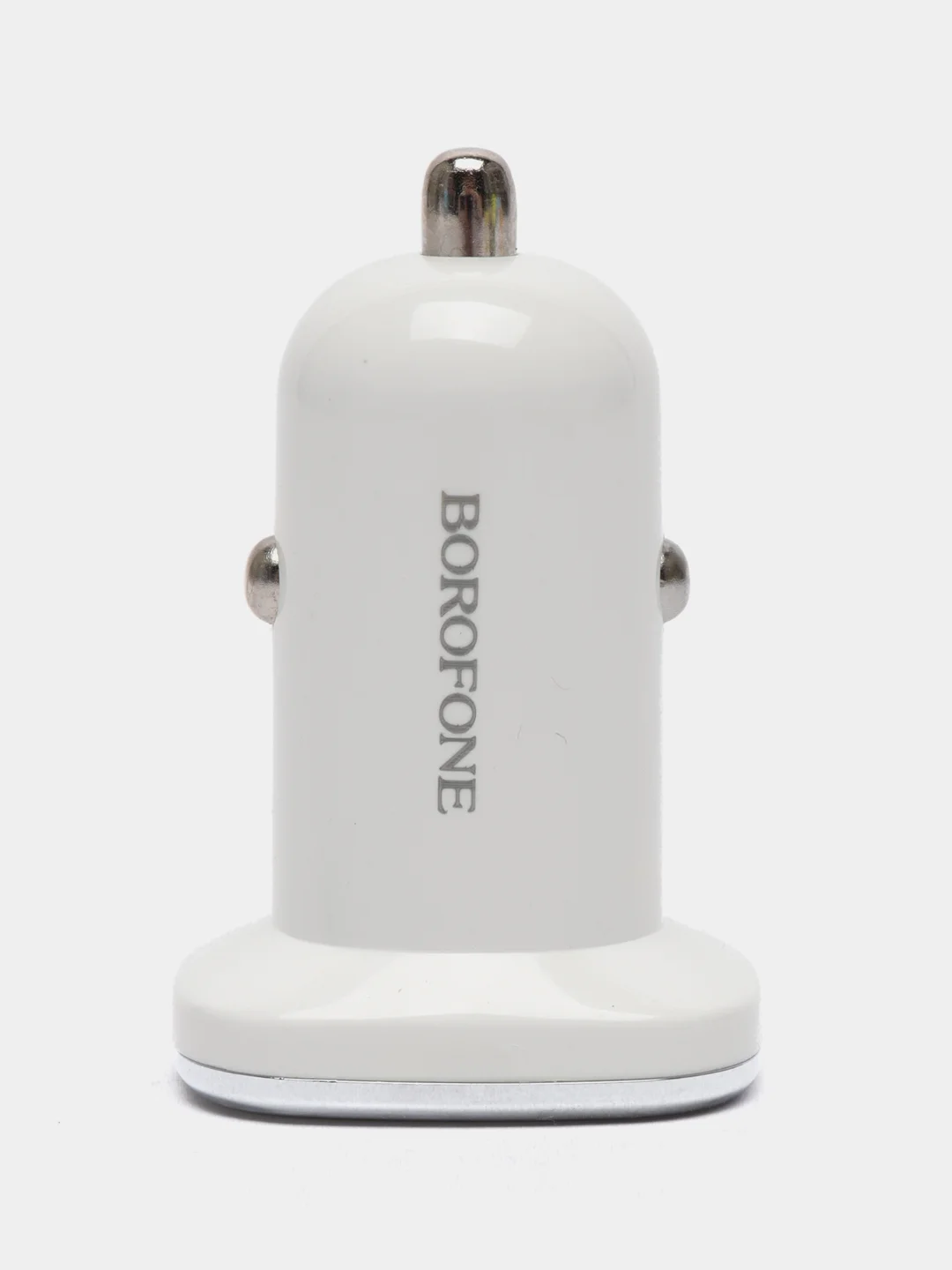 Белый автомобильное зарядное устройство Borofone BZ12 Micro, Type-C