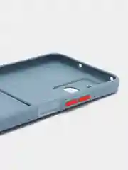 Синий меланж силиконовый чехол для Vivo Y21, Y21S, Y33S 4G, Y32 4G, Y21T, Y33T прозрачный