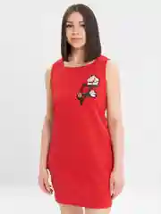 Алый сарафан летний