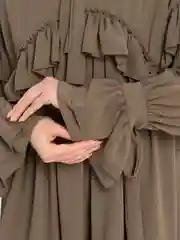Приглушённый хаки платье женское/ Платье вечернее/Платье офисное/Платье повседневное