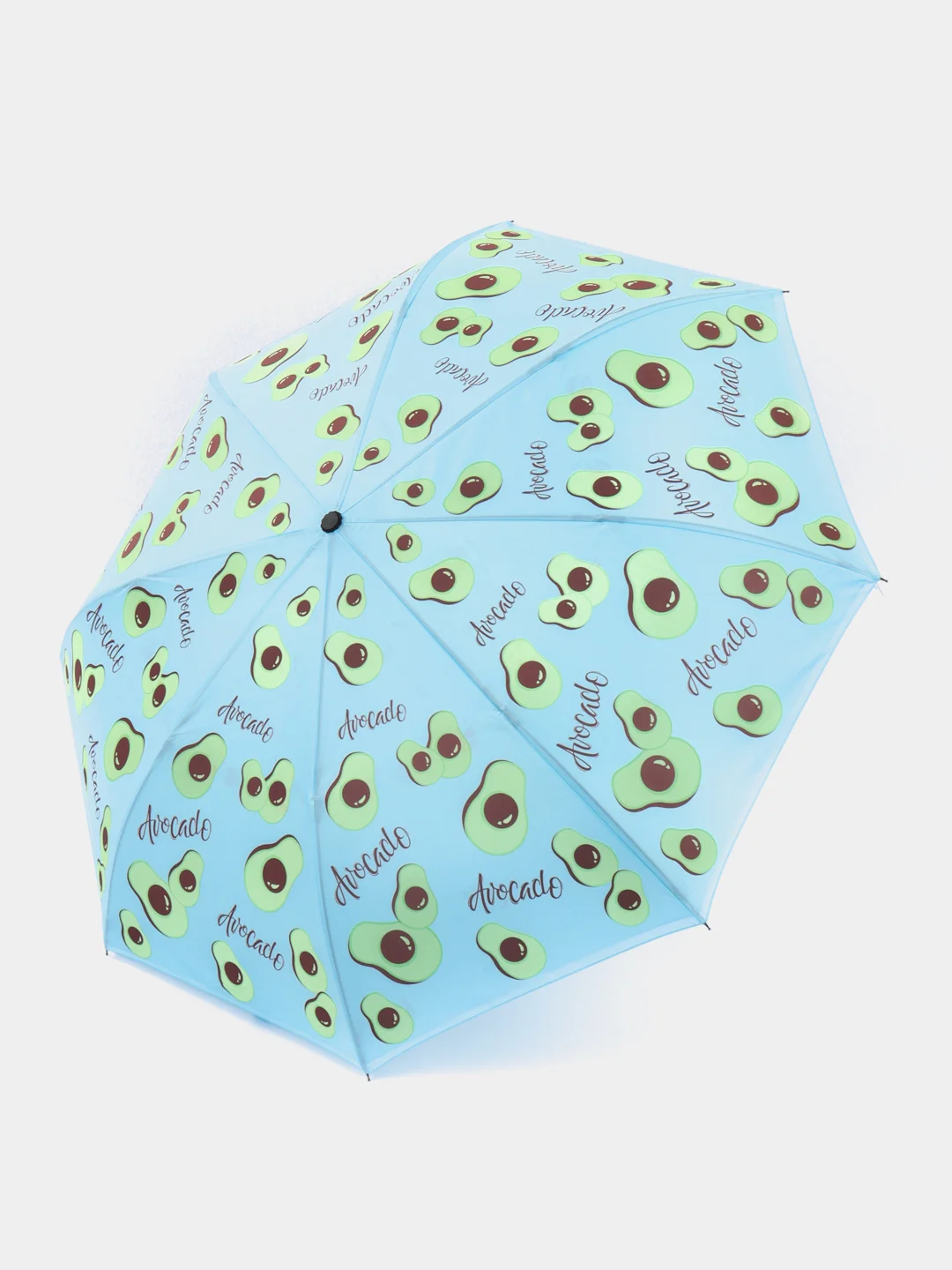 Зонт-наоборот Avocado lover, 8 спиц, d =108 см, цвет голубой