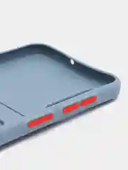 Синий меланж силиконовый чехол Samsung Galaxy A50, A50s, A30s (Самсунг Галакси А50, А30С), прозрачный
