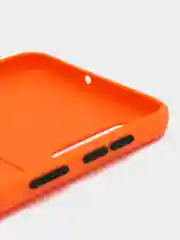 Оранжевый силиконовый чехол Samsung Galaxy A50, A50s, A30s (Самсунг Галакси А50, А30С), прозрачный