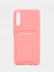 Пудровый силиконовый чехол Samsung Galaxy A50, A50s, A30s (Самсунг Галакси А50, А30С), прозрачный