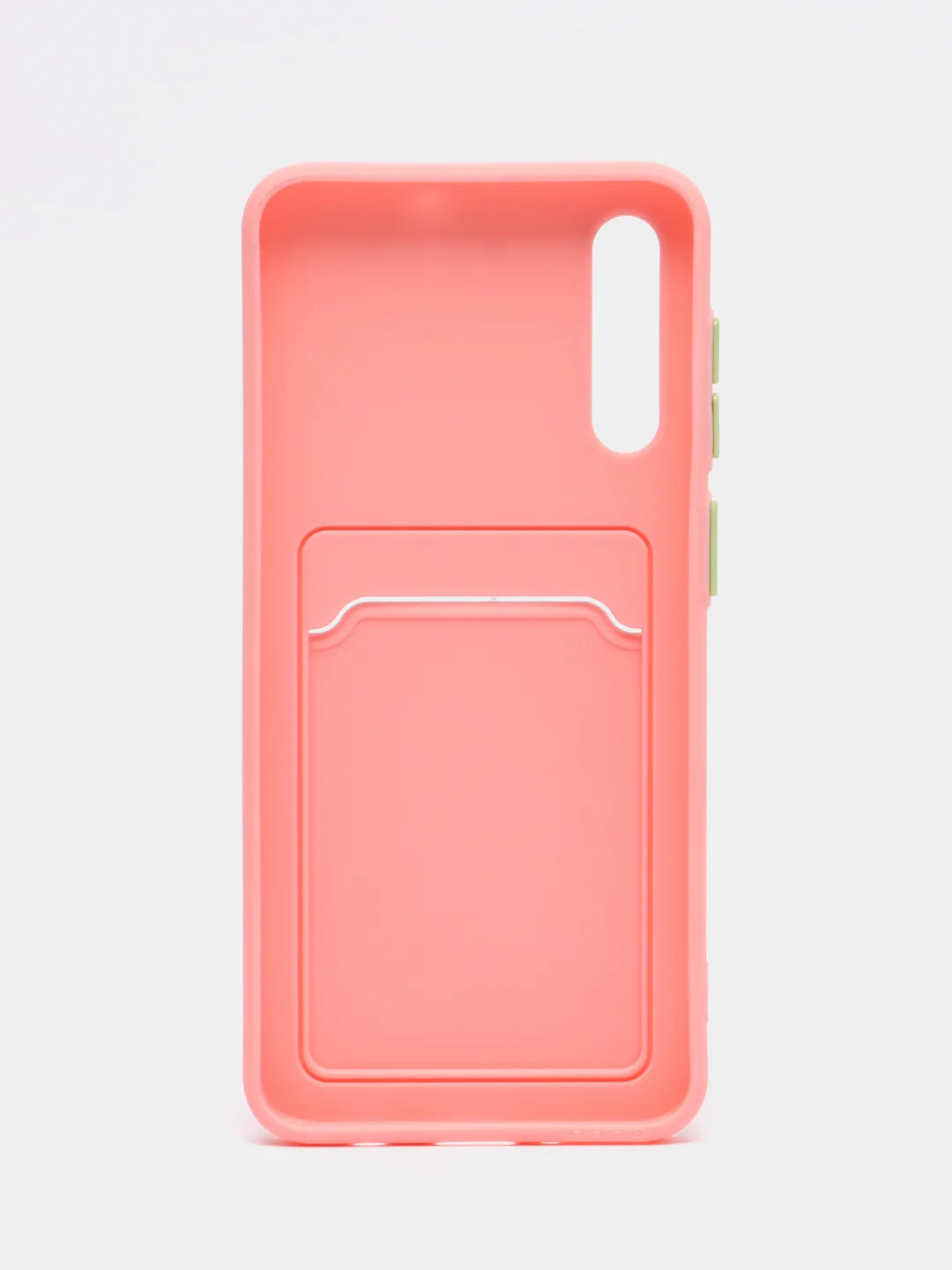 Пудровый силиконовый чехол Samsung Galaxy A50, A50s, A30s (Самсунг Галакси А50, А30С), прозрачный