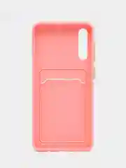 Пудровый силиконовый чехол Samsung Galaxy A50, A50s, A30s (Самсунг Галакси А50, А30С), прозрачный
