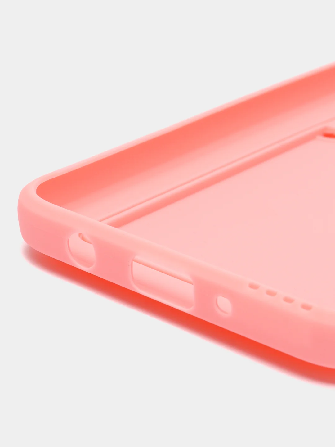 Пудровый силиконовый чехол Samsung Galaxy A50, A50s, A30s (Самсунг Галакси А50, А30С), прозрачный