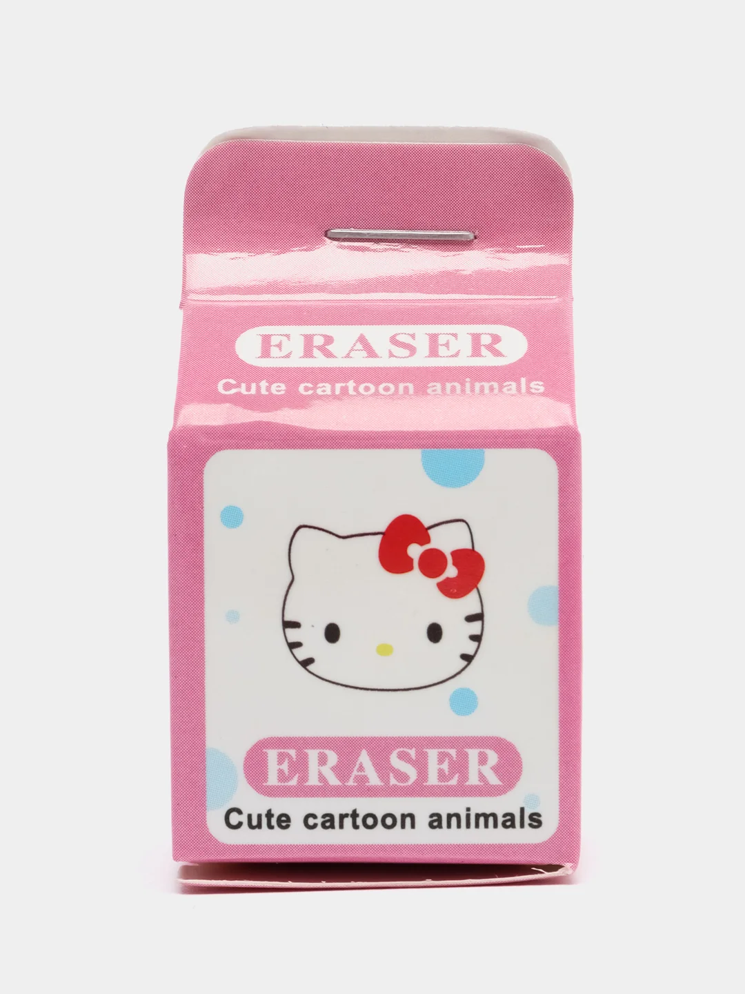 Черный ластик школьный Hello Kitty