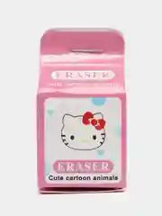 Черный ластик школьный Hello Kitty