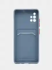Синий меланж силиконовый чехол для Samsung Galaxy A51 (SM-A515F) (Самсунг Галакси А51), прозрачный