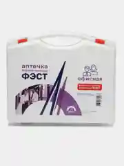 Аптечка первой помощи офисная Фэст, до 30 человек, футляр полистирол, № 5.1