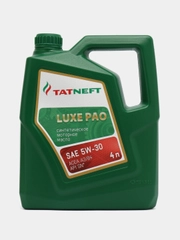 Моторное масло  Татнефть LUXE PAO SAE 5W-30 Синтетическое 4 л