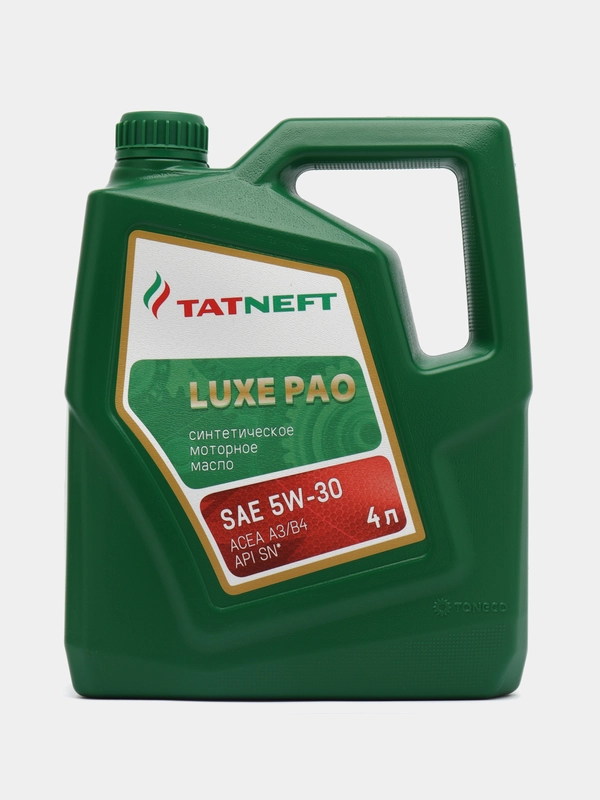 Моторное масло  Татнефть LUXE PAO SAE 5W-30 Синтетическое 4 л