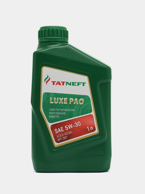 Моторное масло Татнефть LUXE PAO SAE 5W-30, синтетическое, 1 л