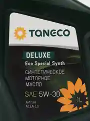Моторное масло Татнефть / TANECO DeLuxe Eco Special Synth SAE 5W-30. Синтетическое 1 л