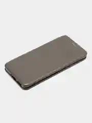 Серый чехол-книжка для Realme 10 Pro Plus / 10 Pro+ (Реалми 10 Про Плюс)