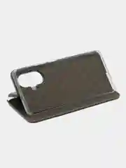Серый чехол-книжка для Realme 10 Pro Plus / 10 Pro+ (Реалми 10 Про Плюс)