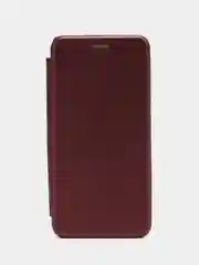 Багровый чехол-книжка для Realme 10 Pro Plus / 10 Pro+ (Реалми 10 Про Плюс)