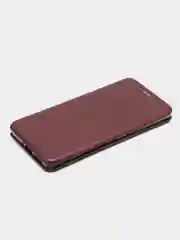 Багровый чехол-книжка для Realme 10 Pro Plus / 10 Pro+ (Реалми 10 Про Плюс)