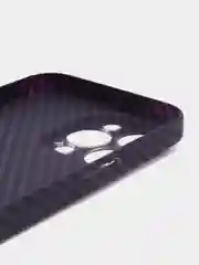 Фиолетовый чехол для iPhone 16, 16 Pro, 16 Pro Max, 15 pro, 15, 14, 14 Pro, 14 Pro Max Карбон Айфон
