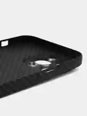 Черный чехол для iPhone 16, 16 Pro, 16 Pro Max, 15 pro, 15, 14, 14 Pro, 14 Pro Max Карбон Айфон