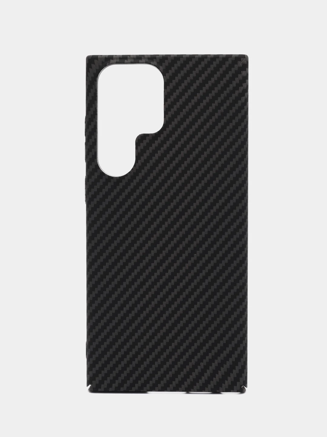 Черный чехол для Samsung S23 Ultra, Карбон Carbon, Накладка С23 ультра