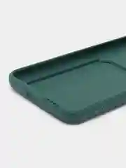Тёмно-зелёный силиконовый чехол для Vivo V23E, S10E 5G, Y75 4G (Виво В23Е, С10Е, У75 4 джи), прозрачный