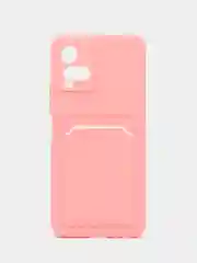 Пудровый силиконовый чехол для Vivo Y21, Y21S, Y33S 4G, Y32 4G, Y21T, Y33T прозрачный