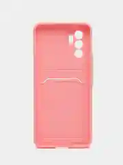 Пудровый силиконовый чехол для Vivo V23E, S10E 5G, Y75 4G (Виво В23Е, С10Е, У75 4 джи), прозрачный