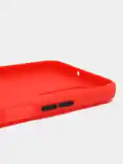 Красный силиконовый чехол для Vivo Y21, Y21S, Y33S 4G, Y32 4G, Y21T, Y33T прозрачный