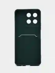 Тёмно-зелёный силиконовый чехол для Honor X8A (Хонор Икс8А)