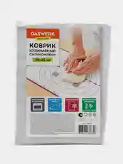Коврик силиконовый антипригарный для выпечки, теста 30х40 см, фиолетовый, Daswerk, 608423