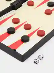 Игра настольная "Шахматы 3 в 1", магнитная доска, 24*24 см, чёрно-белые