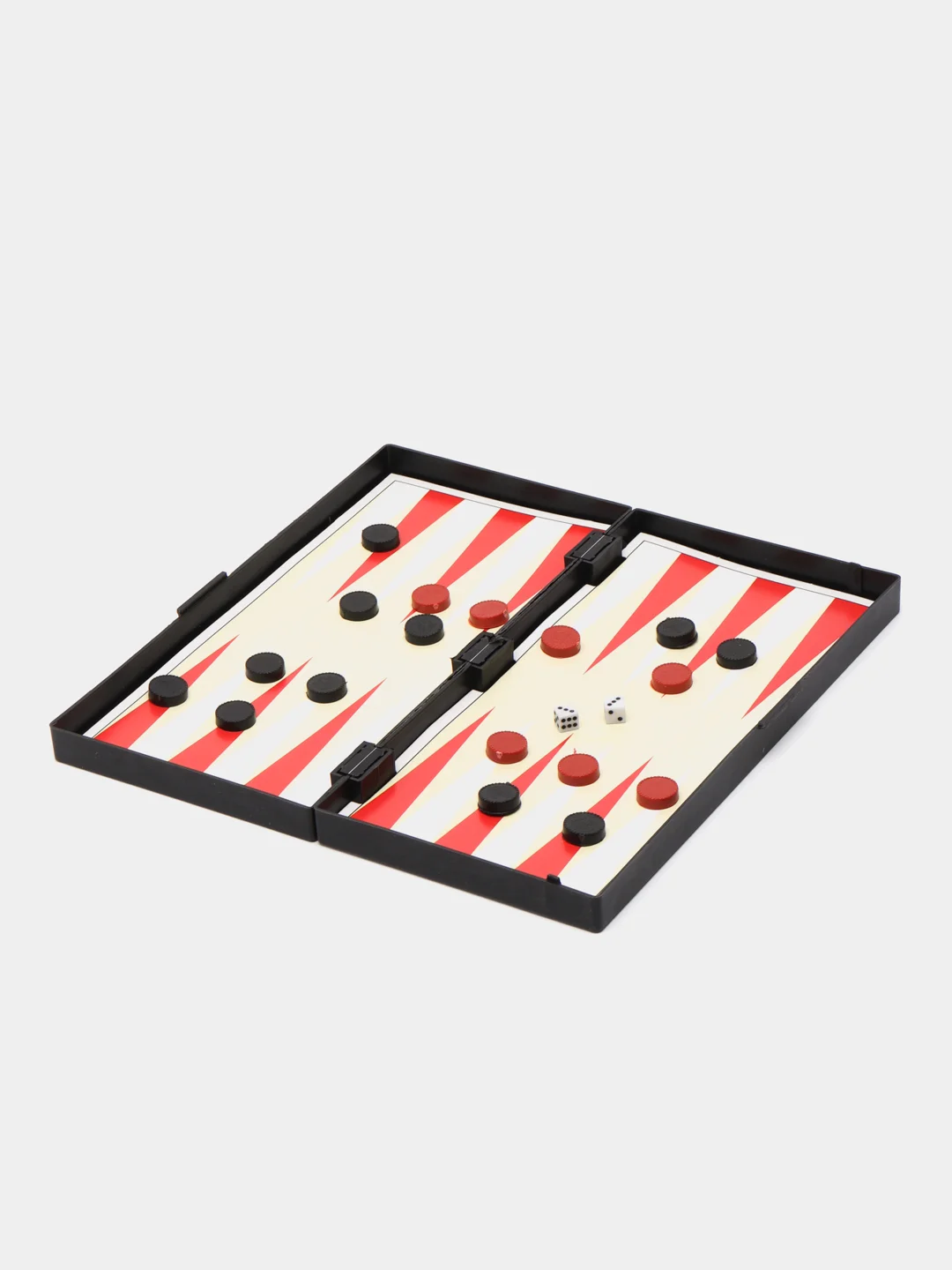Игра настольная "Шахматы 3 в 1", магнитная доска, 24*24 см, чёрно-белые