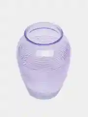 Лавандовый ваза стеклянная