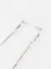 Серебряный серьги-продевки, 16 см