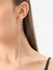Серебряный серьги-продевки, 16 см