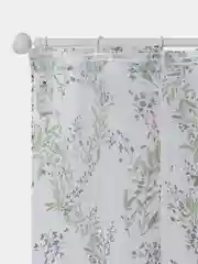 Аметистовый тюль для комнаты, для интерьера, кухни, гостиной / под лён / 300х270 см / дом, дача