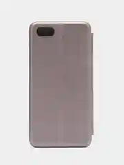 Серебряный чехол Book Case для Huawei Honor 7A / Y5 2018