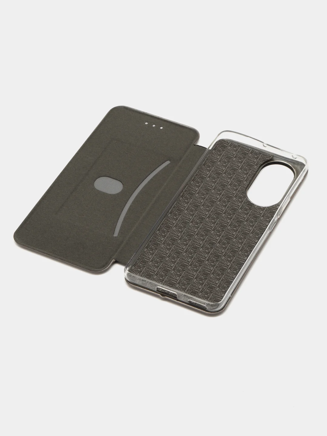 Серебряный чехол Book Case для Huawei Honor 50 / Nova 9