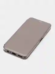 Серебряный чехол Book Case для Huawei Honor 10X Lite