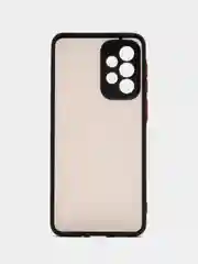 Черный чехол на Samsung Galaxy A33 5G полупрозрачный, силиконовый, пластиковый, Самсунг А33