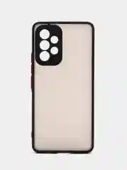 Черный чехол для Samsung Galaxy A53 5G, полупрозрачный, силиконовый, матовый, Самсунг А53